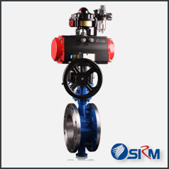 氣動法蘭硬密封蝶閥