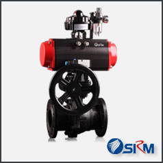 氣動(dòng)法蘭球閥